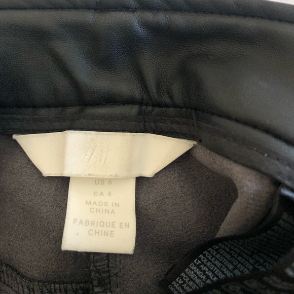 Leather pants, high waisted - Picture 6 of 6